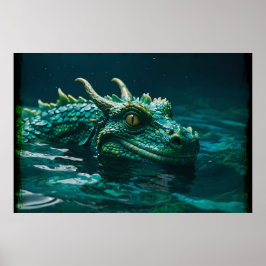 Fantasy Art i Vatten Poster