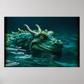 Fantasy Art i Vatten Poster