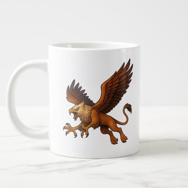Fantasy Art Jumbo Mugg (Vänster)