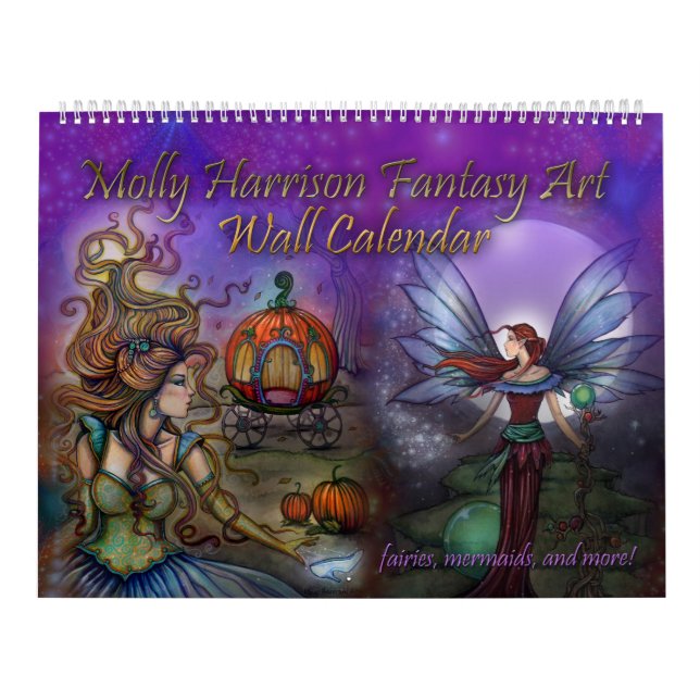 Fantasy Art Kalender av Molly Harrison (Omslag)