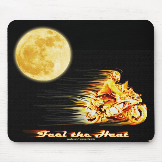 Fantasy Art Mousepad, Biker Musmatta (Framsidan)