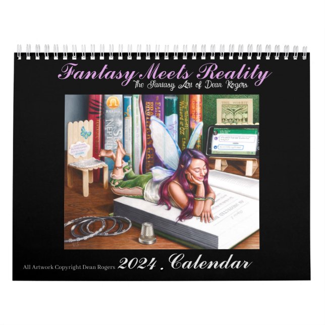 Fantasy Art of Dean Rogers 12 månaders kalender (Omslag)