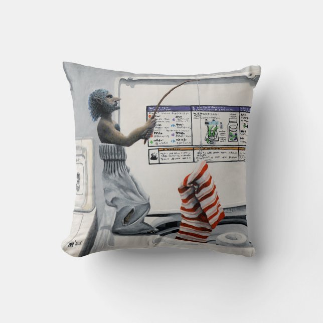 Fantasy Art Pillow Kudde (Framsida)