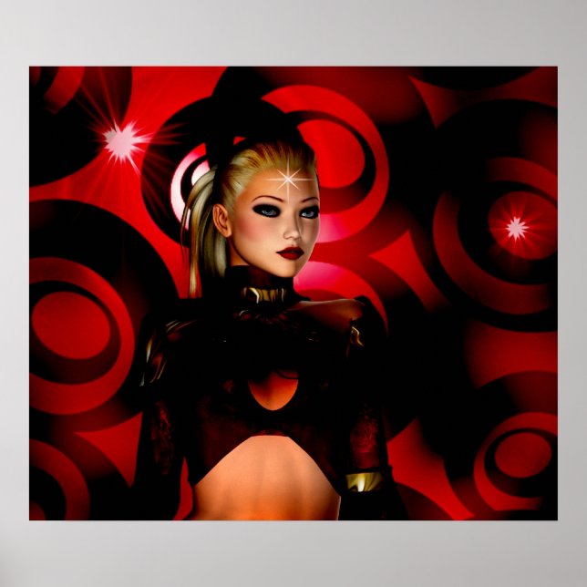 Fantasy Art Poster Red Venus (Framsidan)