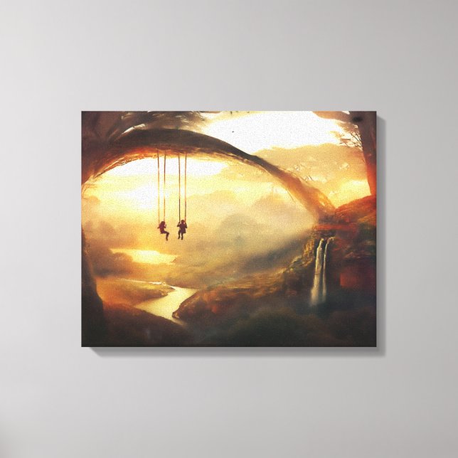 Fantasy Art Premium Wrapped Canvas (glapp) (Framsida)