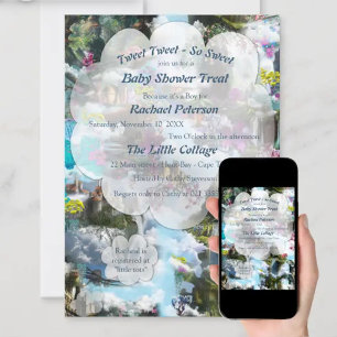 Fantasy Baby Shower-inbjudan Inbjudningar