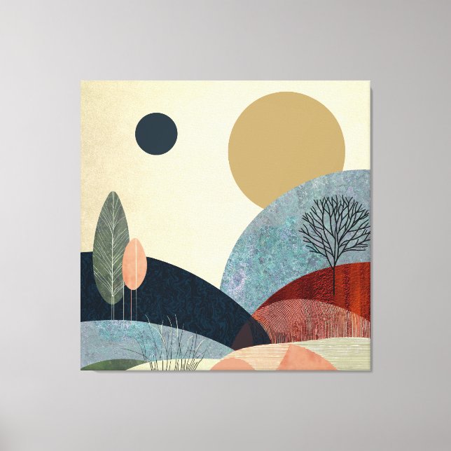 Fantasy Backe liggande Canvastryck (Framsida)