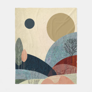 Fantasy Backe liggande Fleecefilt