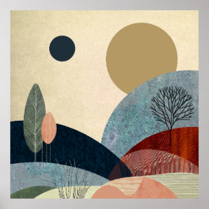 Fantasy Backe liggande Poster