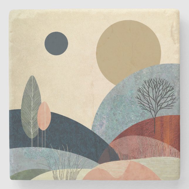 Fantasy Backe liggande Stenunderlägg (Framsidan)