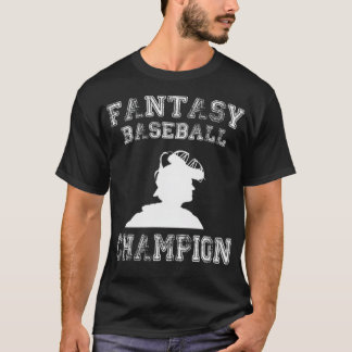 Fantasy Baseball Design Champion baseball heart s T Shirt