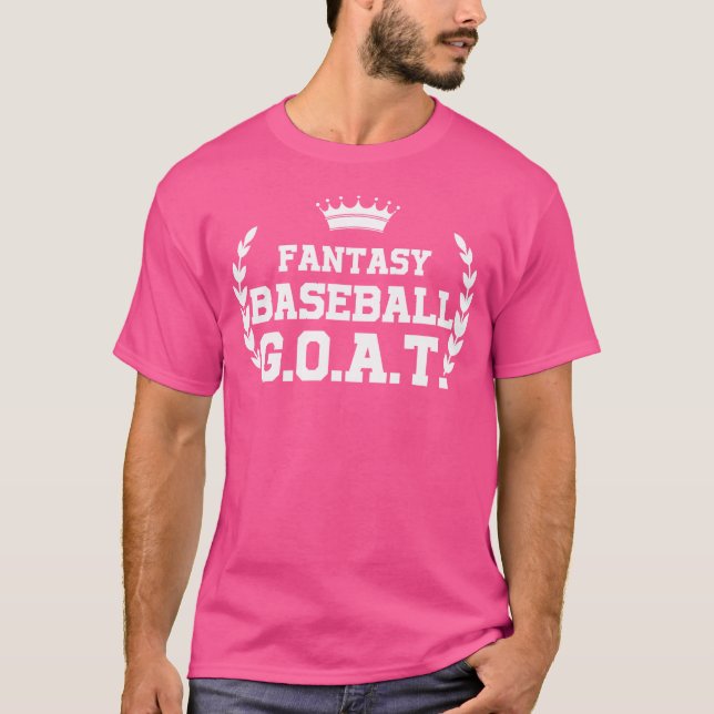 Fantasy Baseball Goat T Shirt (Framsida)