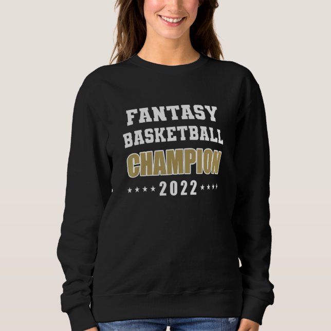 Fantasy Basketball League Champion 2022 T Shirt (Framsida)