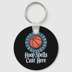 Fantasy Basketball Spell League Draft Game Nyckelring