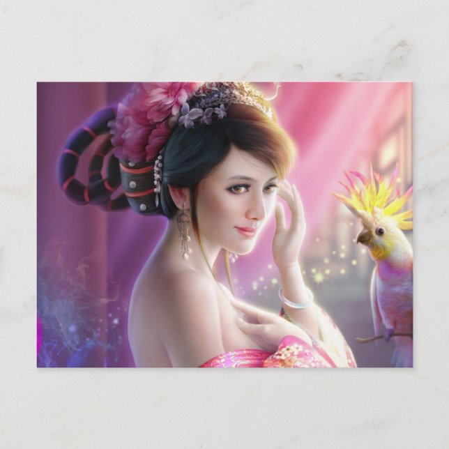Fantasy Beauty 01 Vykort (Framsida)