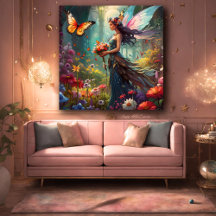 Fantasy BeSnyval Fairy Blomsterträdgård