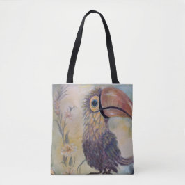Fantasy Bird Tote Tygkasse