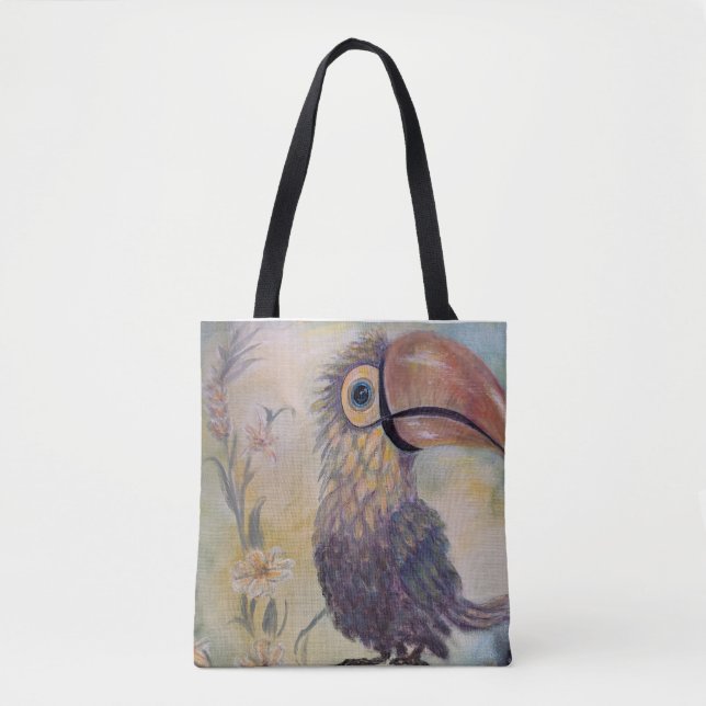 Fantasy Bird Tote Tygkasse (Framsida)