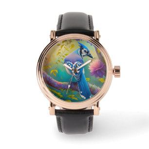 Fantasy Birds Blue Jay Armbandsur