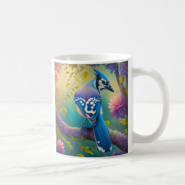 Fantasy Birds Blue Jay Kaffemugg