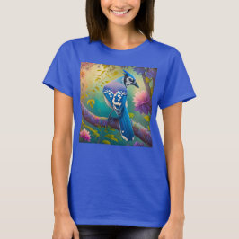 Fantasy Birds Blue Jay T Shirt