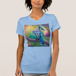 Fantasy Birds Blue Jay T Shirt