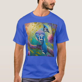 Fantasy Birds Blue Jay T Shirt