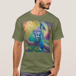 Fantasy Birds Blue Jay T Shirt