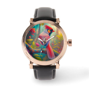 Fantasy Birds Male Cardinal Armbandsur