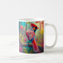 Fantasy Birds Male Cardinal Kaffemugg