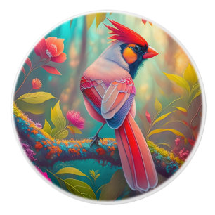 Fantasy Birds Male Cardinal Knopp