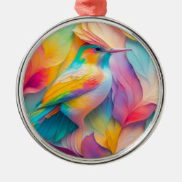 Fantasy Birds Silke Bird Julgransprydnad Metall