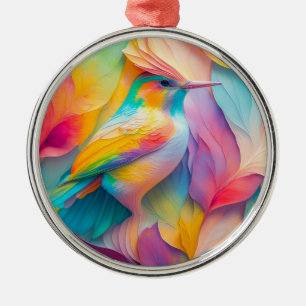 Fantasy Birds Silke Bird Julgransprydnad Metall