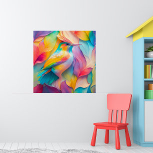 Fantasy Birds Silke Bird Poster