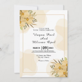 Fantasy Blomster Fest Kort Design Mall