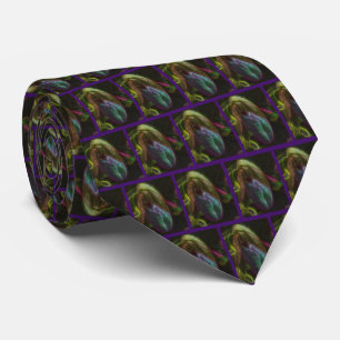 Fantasy Blue Abstrakt Dam Slipper Flower Slips