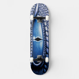 Fantasy Blue Dragon Öga Skateboard Bräda 20 Cm