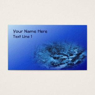 Fantasy Blue Stream Nature Visitkort