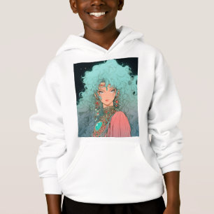 Fantasy Bohemian Aesthetic Anime Girl T Shirt