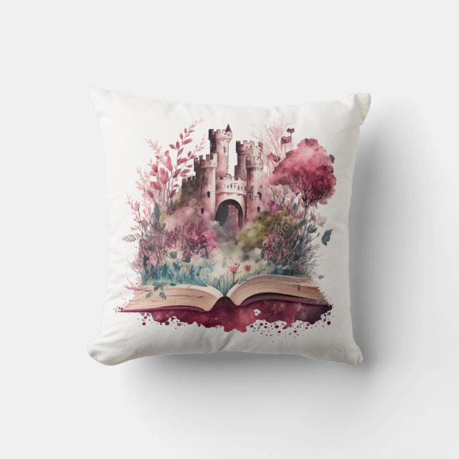 Fantasy Bokälskare Design Kudde (Framsida)
