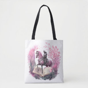 Fantasy bokälskare design tygkasse