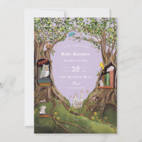 Fantasy Bokar för Baby Shower Lavender