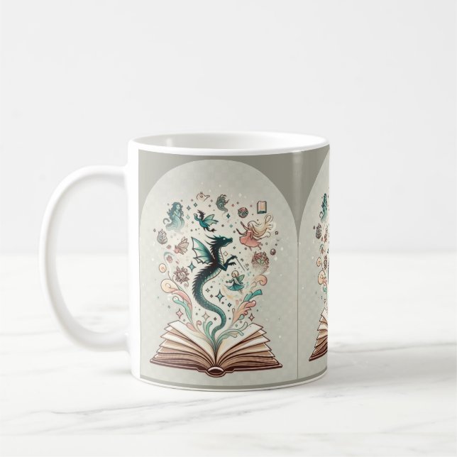 Fantasy Bokar Kaffemugg (Vänster)