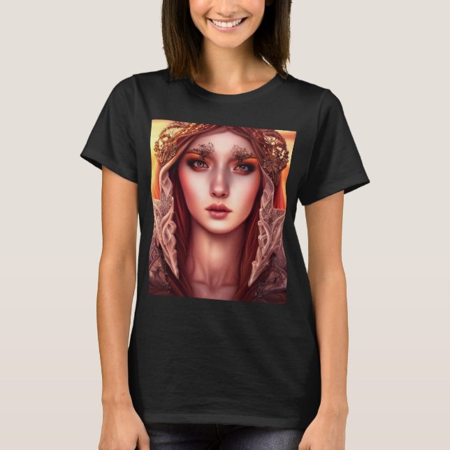 Fantasy bra häxPRINCESS T Shirt (Framsida)