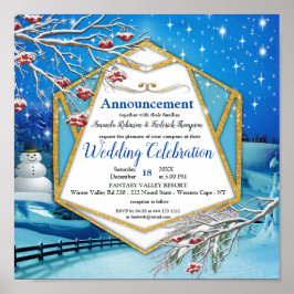 Fantasy Bröllop Poster