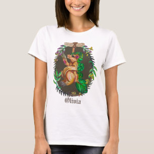 Fantasy brussel sprout badger - söt badger t shirt