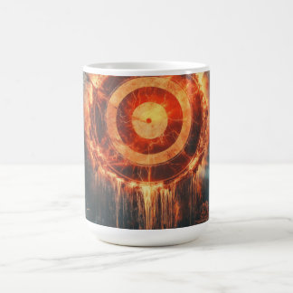 Fantasy Bullseye Symbol Digital Art Kaffemugg