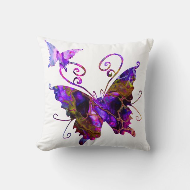 Fantasy Butterflies Kudde (Framsida)