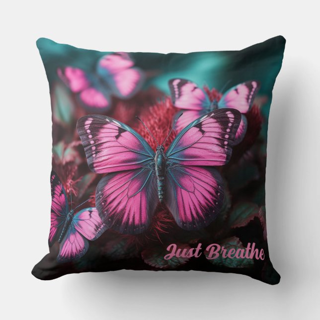 Fantasy butterflies kudde (Framsida)