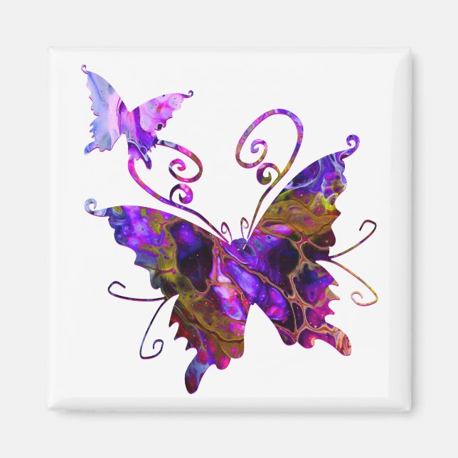 Fantasy Butterflies Magnet (Framsidan)